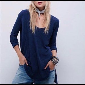 Free People Ventura Thermal in Teal Green Size XS